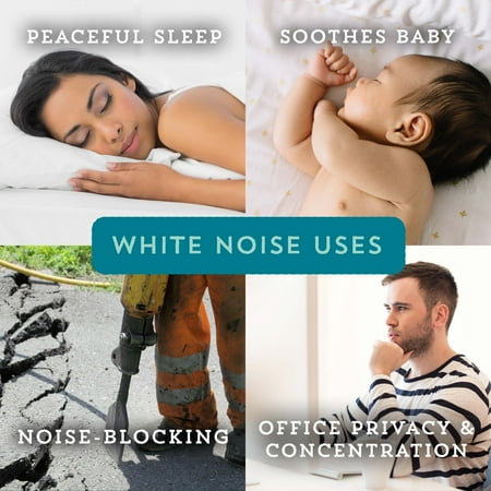 Yogasleep - Dohm Sleep Sound Machine - White with Blue