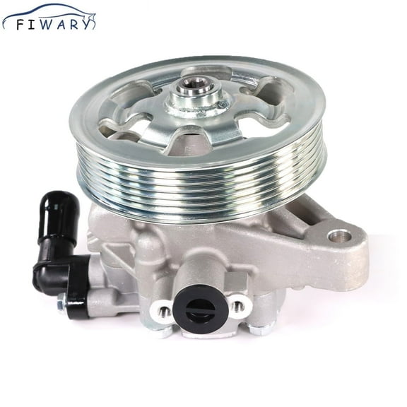 FIWARY 1PC Power Steering Pump w/ Pulley for 2008-2012 Honda Accord 2.4L DOHC 21-5495