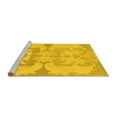 thumbnail image 2 of Ahgly Company Machine Washable Indoor Rectangle Oriental Yellow Modern Area Rugs, 5' x 8', 2 of 4