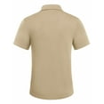 thumbnail image 4 of COOFANDY Men's 2 Piece Outfit Polo Shirts Casual Beach Shorts Sets 01-light Khaki XXL, 4 of 4