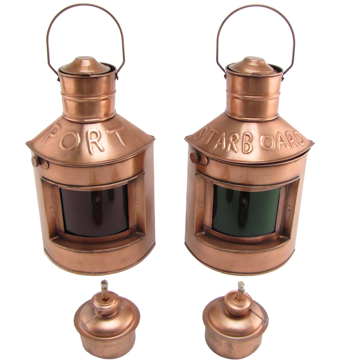 Port Starboard Lamp Set Oil Lamps Lights Ship Lantern Ships Light