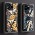 thumbnail image 3 of Funda de dibujos animados de Demon Slayer para iPhone, carcasa trasera dura de silicona dura mate para iPhone 16, 15, 14, 13, 12, 11 Pro Max, X, XR, XS, 7, 8 Plus, SE 2020, 3 of 4