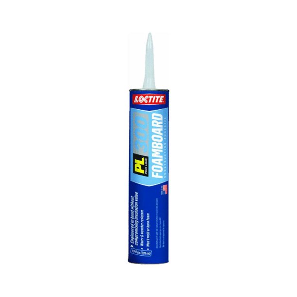Loctite PL300 10 OZ Foam Board Adhesive Adheres Foam To All Types Of S