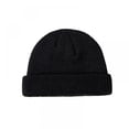 thumbnail image 1 of 2 piezas de gorro de punto negro, 1 of 6