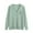 Green, variant on Sweater Cardigan Women - Fashion Casual Knit Jacket Outwear Ribbed Hem Cuffs Long Sleeve Button Up V Neck Knitwear (XL, Gray)