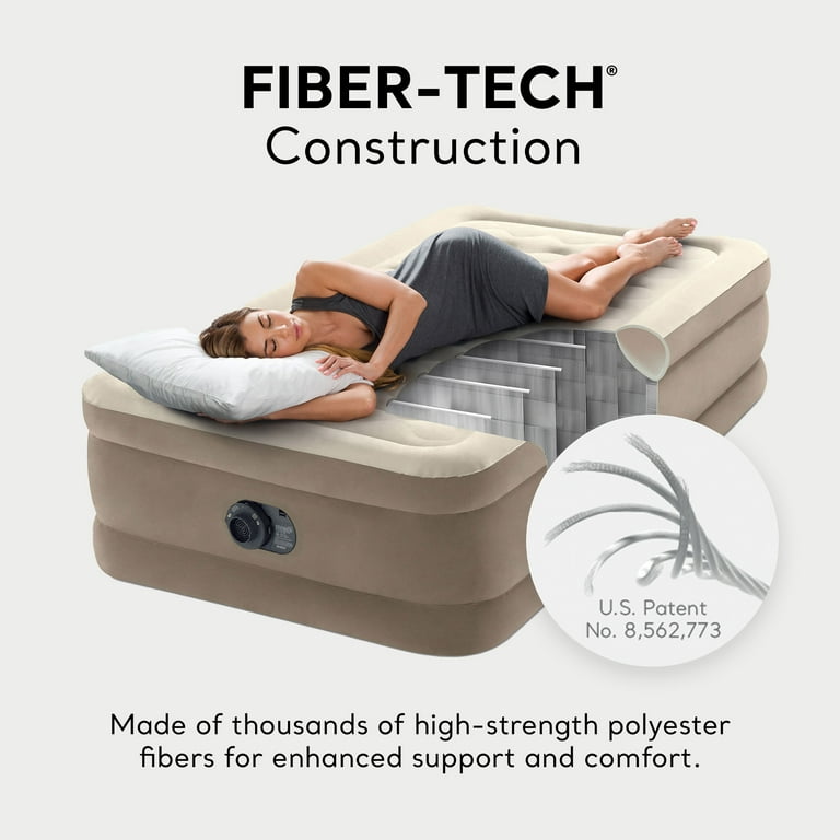 Intex Ultra Plush Twin Airbed with Built-in Inflatable Intex Ultra Plush Twin Airbed with Built-in Inflatable