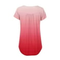 thumbnail image 5 of Samickarr Plus Size Summer Tops For Women Tops Dressy Casual Tunic Tops To Wear With Leggings Womens Casual Tops V- Neck Hide Belly Short Sleeve T-Shirts Cute Flowy Tunic Blouses, 5 of 7