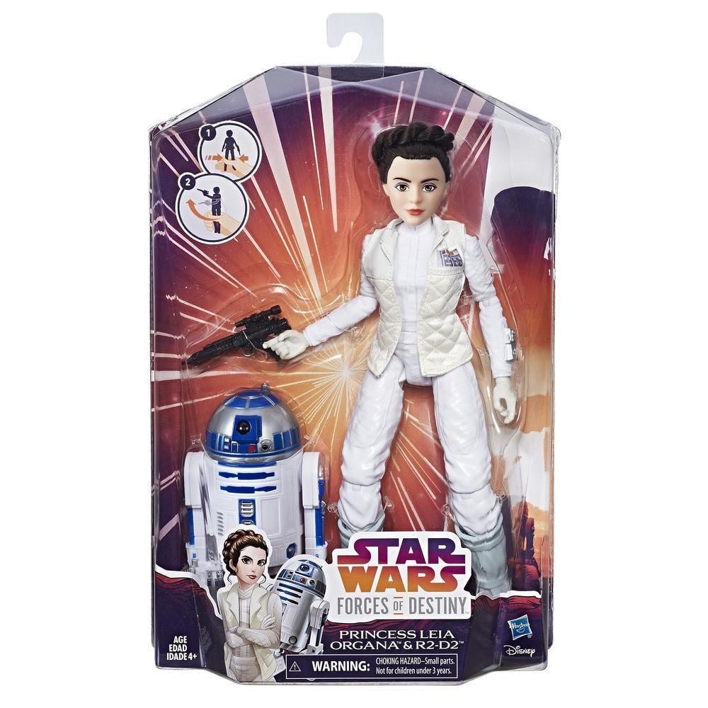 Star Wars Forces of Destiny Princess Leia Organa and R2-D2