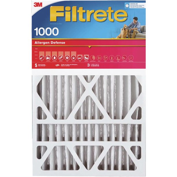 3M Filtrete Allergen Defense Deep Pleat Furnace Filter