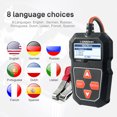 thumbnail image 2 of KONNWEI KW208 12V Car Battery Load Tester Professional Automotive Alternator Analyzer - Waveform Voltage Test, 2 of 6