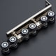 thumbnail image 3 of 2 uds hogar 12 ruedas perchas rodillo silencioso puerta corredera rodillo polea puerta armario Hardware Kit, 3 of 5