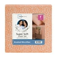 thumbnail image 4 of Mainstays by Becky G. & Alejandra 4-Piece Orange Warm Geo Super Soft Brushed Microfiber Bed Sheet Set, Full, 4 of 10