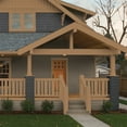 thumbnail image 6 of Glidden HEP Cinnamon Crunch / Brown Semi-Gloss Exterior Paint with Primer, 1 Quart, 6 of 10