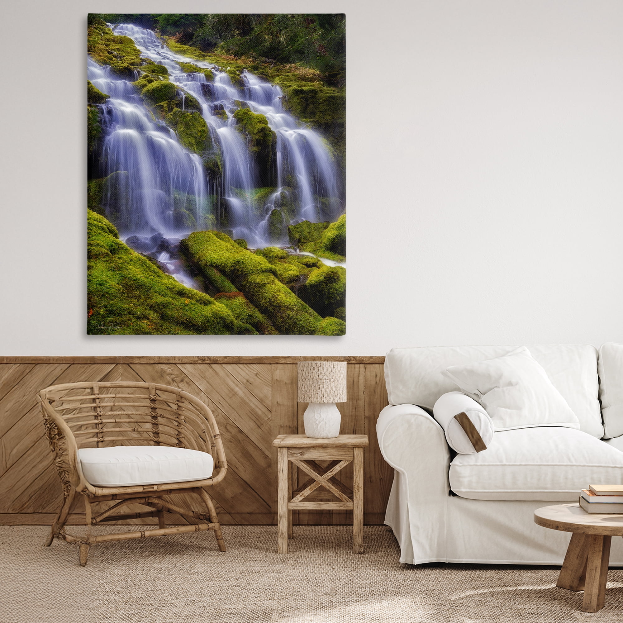 Stupell Industries Upper Proxy Falls Canvas Wall Art, design by Dennis Frates