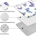 thumbnail image 5 of Pink Butterfly Flower Pattern Bathroom Rugs Sets 3 Piece,Toilet Cover Set,Absorbent Non Slip Bathroom Mats Sets with U-Shaped Contour Rug Toilet Rug Set, 5 of 5