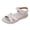 Grey, variant on Rokment Womens Walking Sandals 2026 Summer Fashion Casual Comfortable Open Toe Ankle Strap Memory Foam Cushion Platform Wedge Low Heel Dress Sandals for Beach Vacation Black Size 6.5