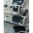 thumbnail image 6 of Unique Loom Kamala Washable Collection Area Rug - Free Spirit (2' x 6' 1" Runner Gray Navy Green/Ivory), 6 of 9