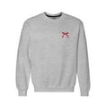 thumbnail image 2 of Women's  Heather Gray Nebraska Huskers Classic Merry Christmas Tree Crewneck Sweatshirt, 2 of 3