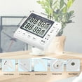 thumbnail image 4 of Runleader Dual-Channe LCD Count-up/Countdown Kitchen Timer Temperature Humidity Display Clock Alarm, 4 of 9
