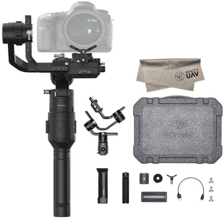 2019 DJI Ronin-S Essentials Kit 3-Axis Gimbal Stabilizer for Mirrorless and DSLR Cameras, Tripod, Gimbal Hook and Loop Strap, 1 Year Limited Warranty, (Best Entry Level Mirrorless Camera 2019)