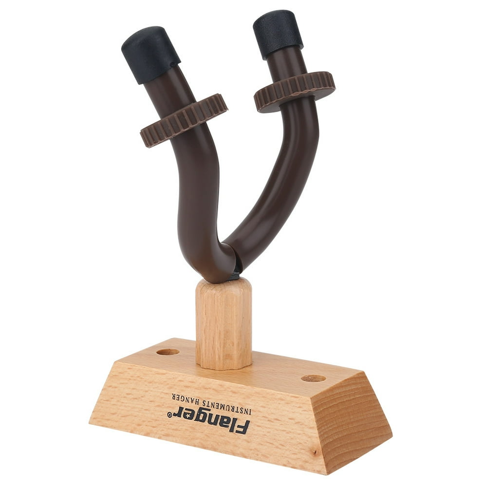 Durable Wooden Base Guitar Hanger Wall Mount Hook Holder for Guitars