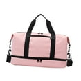 thumbnail image 2 of Bolso de bolsas de gimnasia de las aerolíneas bolsas de artículos personales livianos para negocios de campamento al aire libre Rosa, 2 of 8
