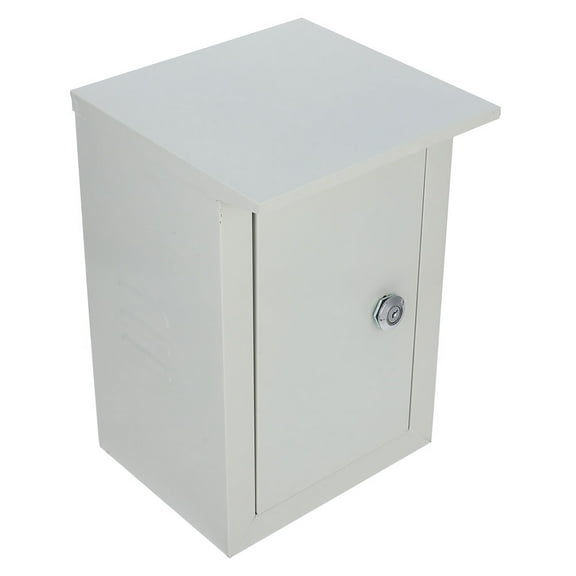 Raindrops Outdoor Breaker Box Aluminum Electrical Enclosure Box Wall Mounted Waterproof Electrical Box Electrical Control Box Outdoor Enclosure Outlet Covers Power Distribution Cabinet