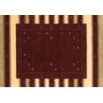 thumbnail image 1 of Ahgly Company Indoor Rectangle Abstract Brown Contemporary Area Rugs, 5' x 7', 1 of 4