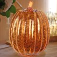 thumbnail image 3 of lámpara decorativa de cristal con forma de calabaza de Halloween (sin batería), 3 of 7