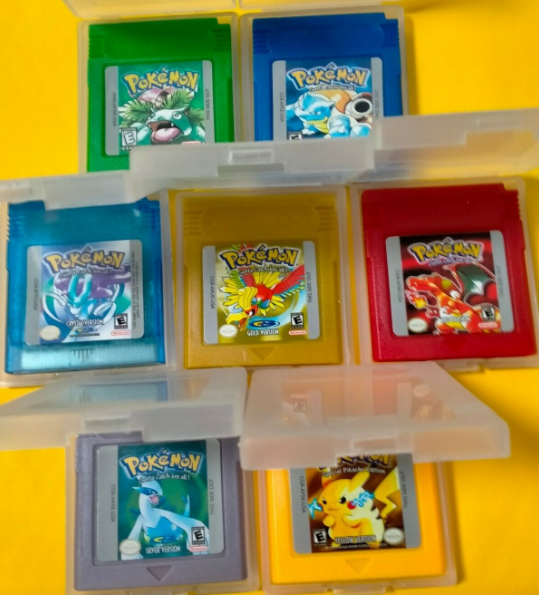 オンラインでポケモンクリスタルレッドイエローブルーシルバーグリーンゴールドgb Gbc Gbaゲームボーイゲームカードをjapanで購入