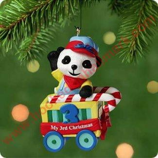 Hallmark Childs Third Christmas Ornament - Hallmark Ornament 2001 Childs Third Christmas