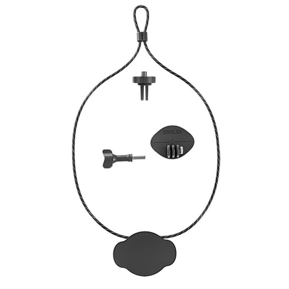 Magnetic Neck Mount Holder for GoPro Hero 12 11 10 9, DJI Action 5/4/3 – Hands-Free Hanging Camera Chest Rig with Retractable Design & Flexible Angle Adjustment