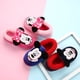 thumbnail image 4 of Zapatos para niños de Disney Mickey Mouse Minnie niños y niñas calidez interior hogar grueso antideslizante bebé cómodo arrastre de algodón para niños, 4 of 5