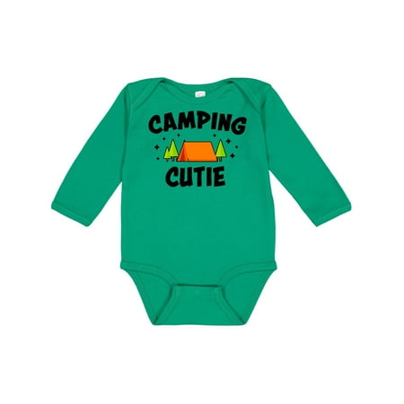 

Inktastic Camping Cutie Gift Baby Boy or Baby Girl Long Sleeve Bodysuit