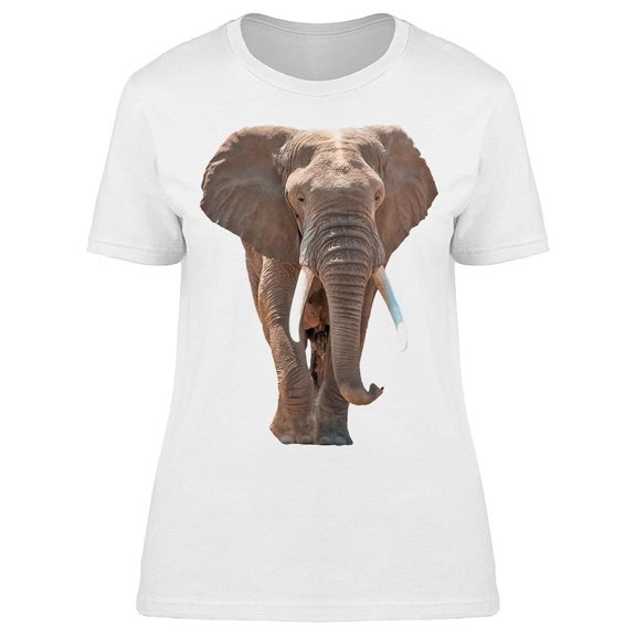 Jumbo African Elephant Large Tee Women's -Image by Shutterstock