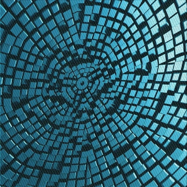 Ahgly Company Machine Washable Indoor Square Transitional Dark Turquoise Green Area Rugs, 7' Square