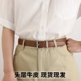 thumbnail image 6 of The first layer of cowhide women's genuine leather belt versatile retro decorative suit jeans belt women's factory spot wholesale, 6 of 6