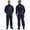 Navy Blue, variant on TiaoBug Unisex Men's Work Overalls One Piece Mechanics Workwear Long Sleeve Jumpsuit Coveralls Orange 195/5XL