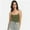 Army green, variant on Women's Square Neck Tank Top Spaghetti Strap Shirt Summer Going Out Basic Camisole