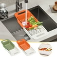 thumbnail image 5 of Vegetable Washing Basket, Collapsible Sink Strainer, Adjustable Over Sink Colander, Space-Saving Kitchen Drainage Rack for Fruits and Vegetables, 5 of 5