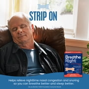 Breathe Right Nasal Strips, Tan Nasal Strips, Extra Strength, 44 Count