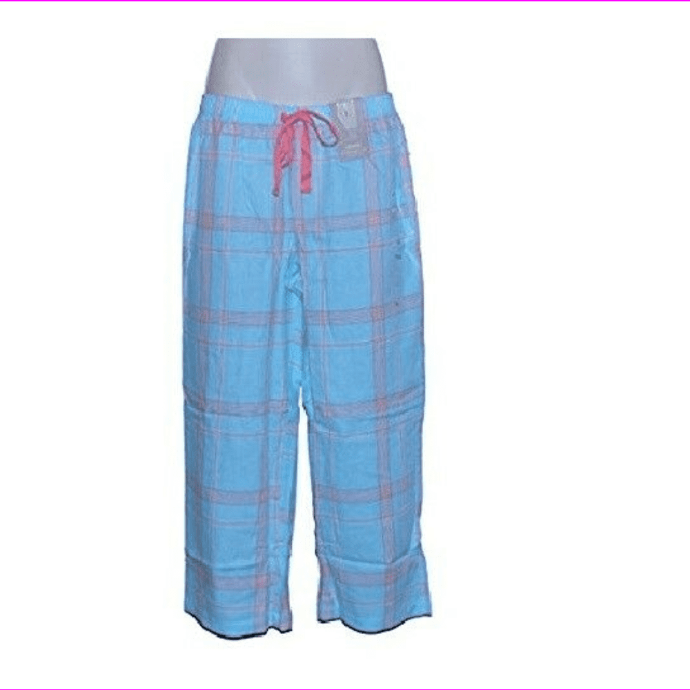 Picnic Plaid Blue XX-Large Charter Club Full Length Pajama Pants Bottoms