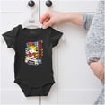 thumbnail image 5 of Dennis The Menace Kanji Racecar Romper Boys or Girls Infant Baby Brisco Brands NB, 5 of 6