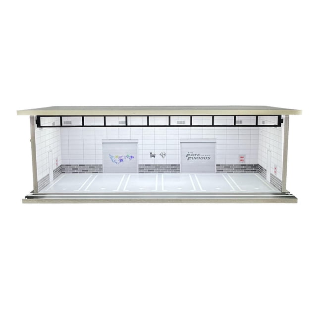 BELOVING 1/64 Model Car Display Case Built in LED Light Collection Accessory Showcase Style F