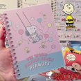 thumbnail image 2 of Cuaderno de dibujos animados de Snoopy, material de oficina y escuela, diario de hojas sueltas A6 de Charlie Brown, diario para estudiantes, papelería, manuales de escritura, 2 of 5