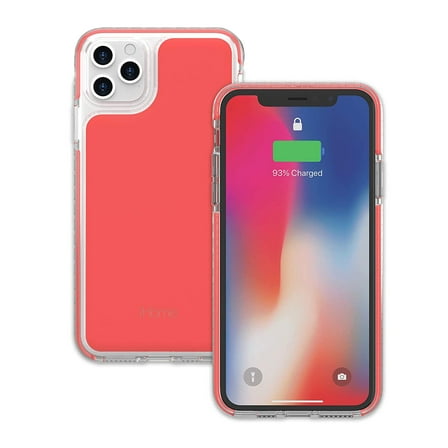 iHome Velo Silicone Impact Case, iPhone 11 Pro Max, Coral