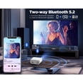 thumbnail image 3 of [Proyector] DBPOWER 4K 600 ANSI FHD 1080P nativo con WiFi 5G y BT, 3 of 9