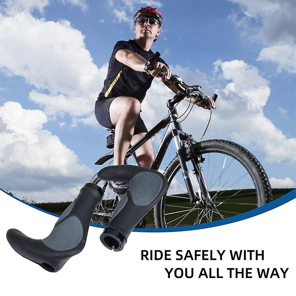 1 Pair Bike Handlebar Grips Ergonomic Design Aluminum Double Lock on Mountain Bike Grips Downhill Foldable Urban Bicycles Grips Scooter Grips Walmart