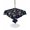 Dark Blue, variant on Outdoor Tablecloth with Umbrella Hole for Patio/Picnic/Party/Camping, Cartoon Space Waterproof Table Cloth Square Cover Washable, Funny Cute Rocket Planet Navy Blue (60"x 60")