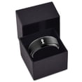 thumbnail image 3 of Tungsten Gifts Black Promise Ring Set Gamer Mother 50th Anniversary Dainty Mom Men Gay Dad, 3 of 8